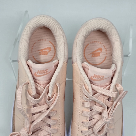 Nike Court Legacy Lift Platform Women Sz 9.5 Washed Coral Apricot FV5526-600 New - Picture 9 of 10